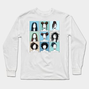 Locs Hairstyles Women Girls Teens Long Sleeve T-Shirt